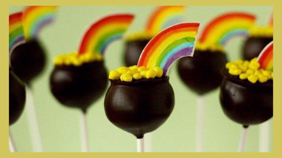 Pot of Gold Cake Pops